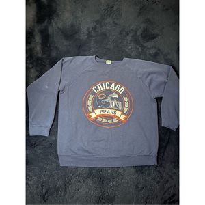 Vintage 80s Champion Chicago Bears Crewneck Sweater Sz Youth XL